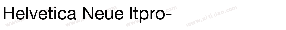 Helvetica Neue ltpro字体转换